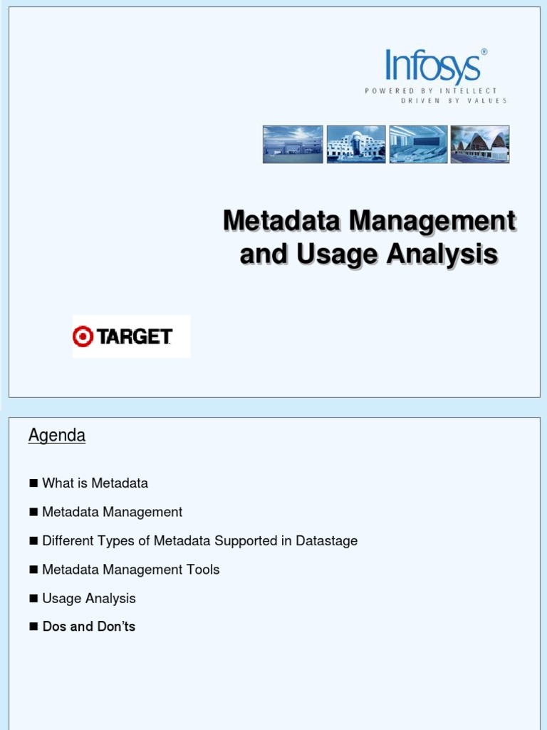 Metadata Management and Usage Analysis | PDF | Metadata | Computer Data