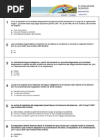 Test Segunda Evaluación - Seguros de Automóviles - XV CURSO - Profesores de Formación Vial