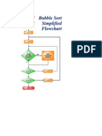 Bubble Sort Simplified Flowchart