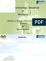 Green Tech Initiatives in Malaysia