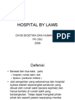 Hospital by Laws