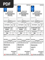 Bank Challan for Application Fee