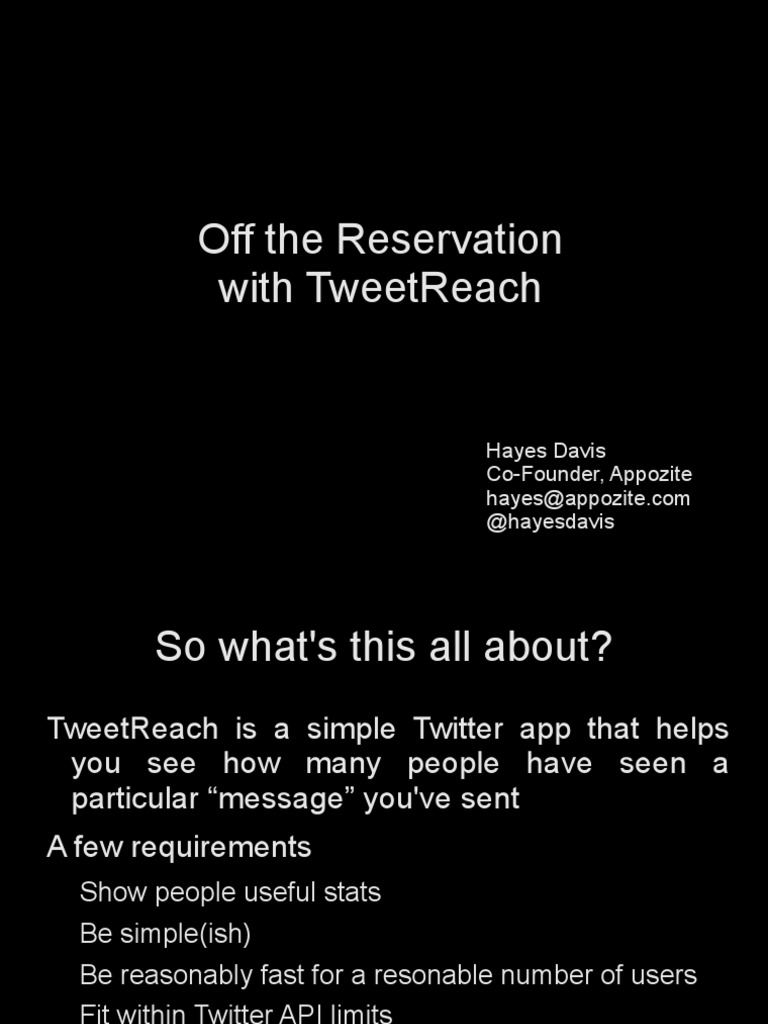Building a Twitter Reach App with Sinatra | PDF | Database Index ...