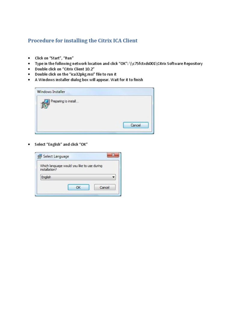 Citrix Installation | PDF | Business | Computers