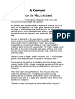 Guy de Maupassant: A Coward