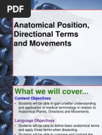 Anatomical Positions and Movements Guide | PDF | Anatomical Terms Of ...