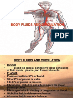 Body Fluids and Circulation