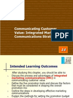 Communicating Customer Value: Integrated Marketing Communications Strategy