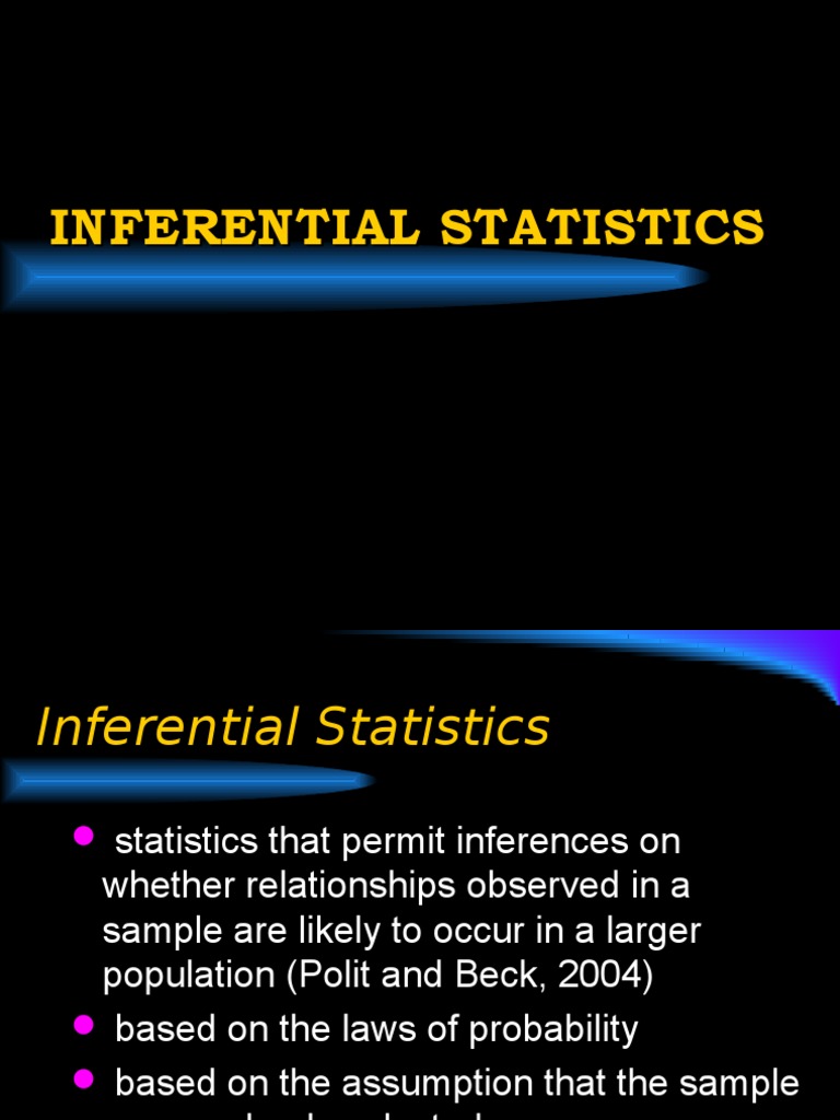 Inferential Statistics Pdf Type I And Type Ii Errors Statistics