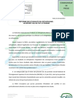 cdp 16 mai 2013 la réforme des études en orthophonie un décret qui se fait attendre
