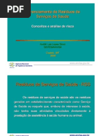 Gerenciamento de Residuos de Serviços de Saude - Conceito e análise de risco