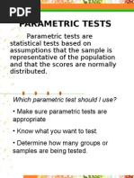 Parametric Tests