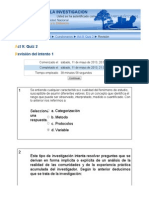 Quiz 2 Metodologia de Investigación