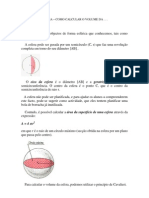 Esfera - Como Calcular o Volume Da