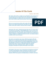 Major Domains of The Earth: Posted On: Mar 19,2010