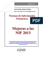 Mejoras NIF2013