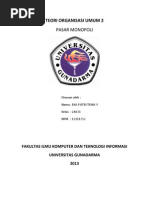 Latihan Teori Pasar Persaingan Sempurna Dan Pasar Monopoli
