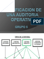 Planificacion de Una Auditoria Operativa