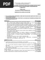 Subiecte Titularizare Economie Si Educatie Antreprenoriala 2015