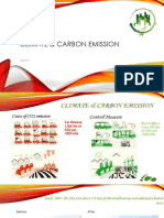 Carbon emission and climate control an overview