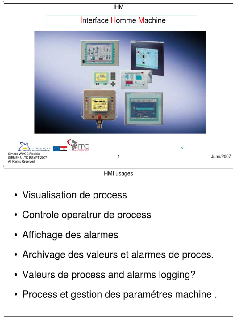 Guide Complet sur Simatic WinCC Flexible | PDF | Interface utilisateur ...