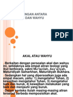 Hubungan Antara Akal Dan Wahyu