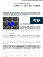 Como Trocar o Sistema Operacional Do Notebook