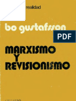 Bo Gustafsson-Marxismo y Revisionismo