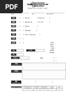 AD&amp;D 2nd Edition Cheat Sheet | PDF