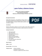 FT Sello para Techos y Goteras Corona PDF