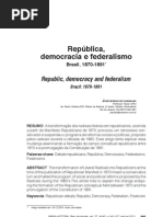 CARVALHO Republica, Democracia e Federalismo