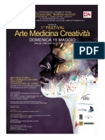 Primo Festival  "Arte Medicina Creatività"  Torino   - 19 Maggio2013 