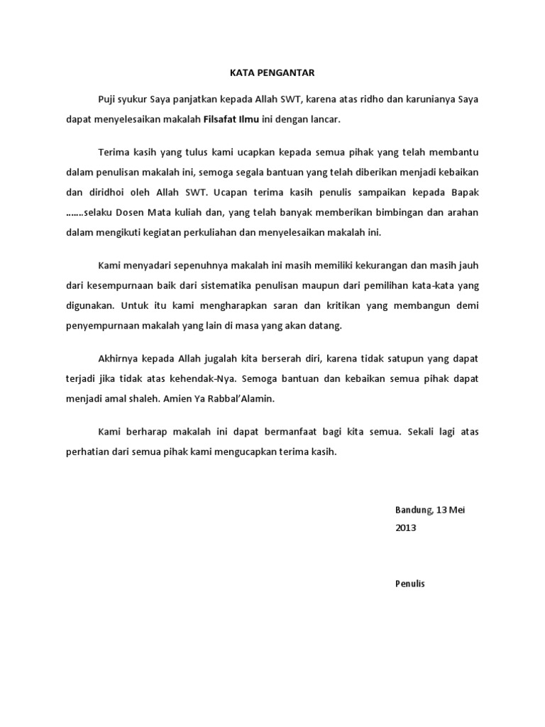 Makalah Filsafat