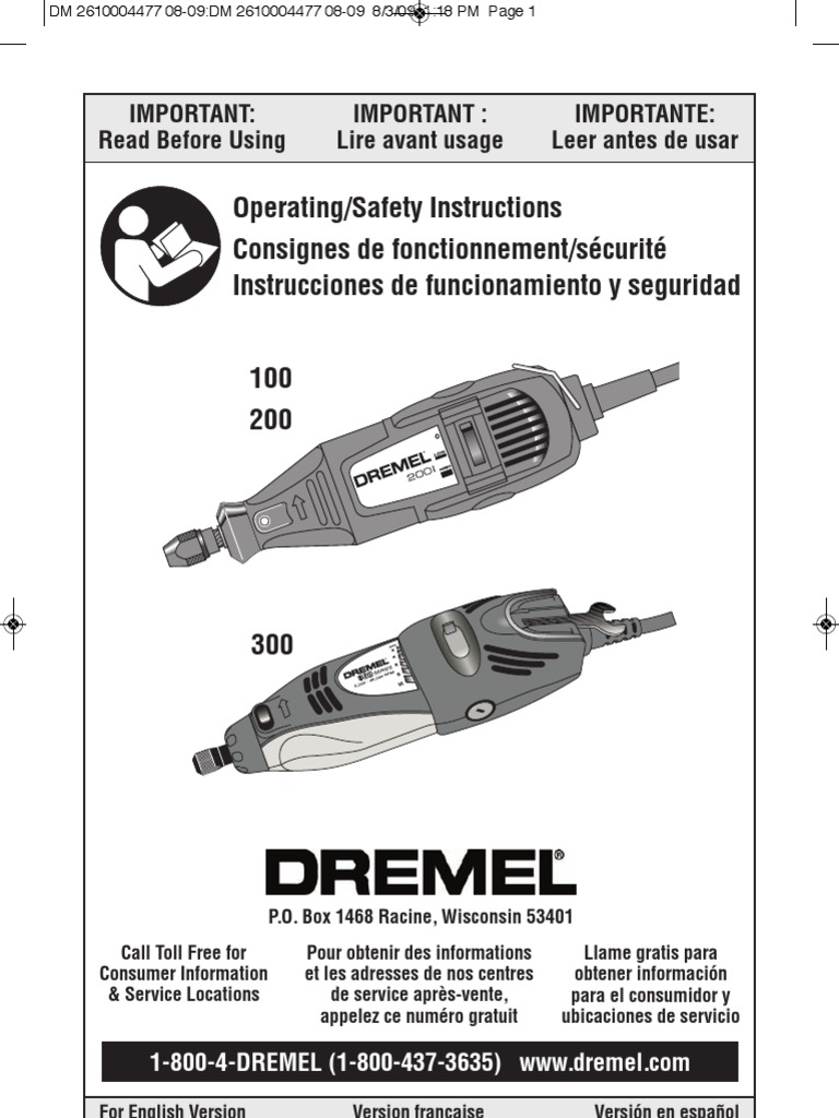 Manual Dremel 225 Drill Grinding (Abrasive Cutting)
