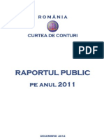 Raportul Public Pe Anul 2011