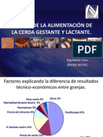 Manejo de La Alimentación de La Cerda Gestante