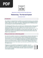 Havard System of Referencing