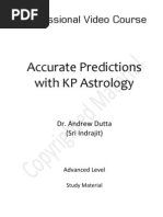 KP Astrology Learning Video Course Material Advanced