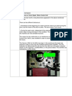 Models:: Interference On Tacho Signal / Motor Control Unit