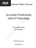 KP Astrology Learning Video Course Material Professional