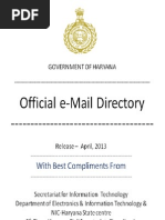 Download Government of Haryana Official Email Directory 2013 - Naresh Kadyan by Naresh Kadyan Pfa Haryana SN141951920 doc pdf