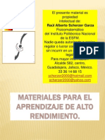 Instructivo Del Paquete Scherzer de Material