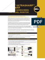 Dell Ultrasharp 2408WFP Monitor Spec Sheet