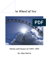The Wheel of Yes: Poems and Essays of 1994 - 1995 by Alan Harris