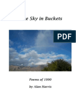 Blue Sky in Buckets: Poems of 1990 by Alan Harris
