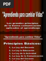 Aprendiendo Para Cambiar Vidas