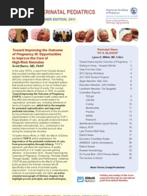 Per I Natal August 11 Pdf Neonatology Residency Medicine