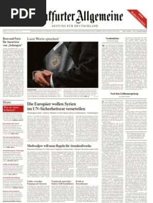 Frankfurter Allgemeine Zeitung 20110427 Frankfurter Allgemeine Zeitung 20110427