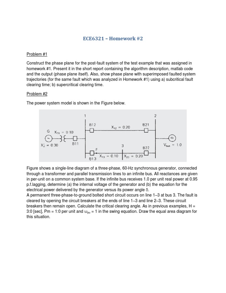 ECE6321 - Homework #2 | PDF | Technology & Engineering