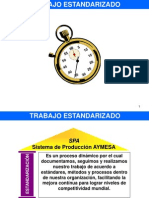 6° Curso TRABAJO ESTANDARIZADO